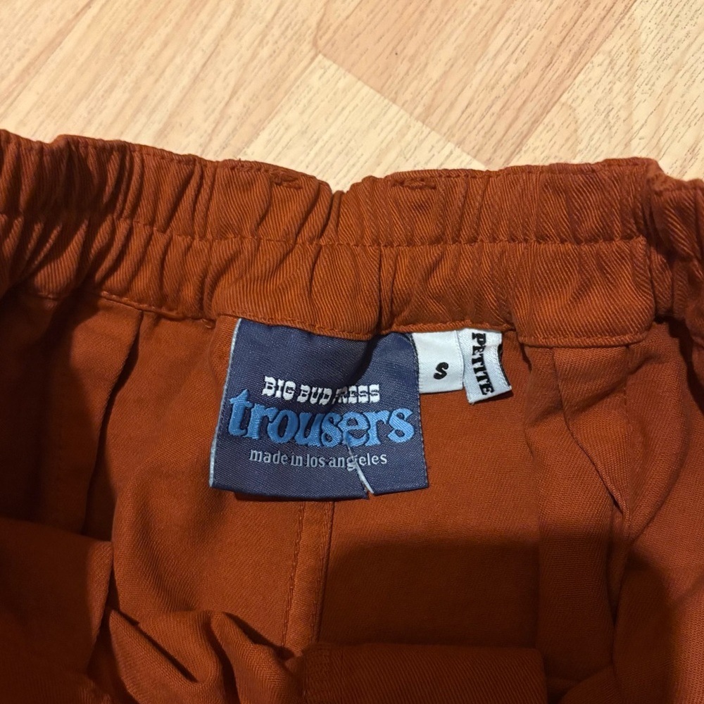 Big Bud Press HEAVYWEIGHT TROUSERS - BURNT TERRACOTTA Small - Picture 5 of 6
